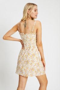 Print Ruffle Mini Dress sold by Ally Fashion