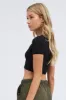 Black T Shirt Short Sleeve Crew neck sold by Ally Fashion