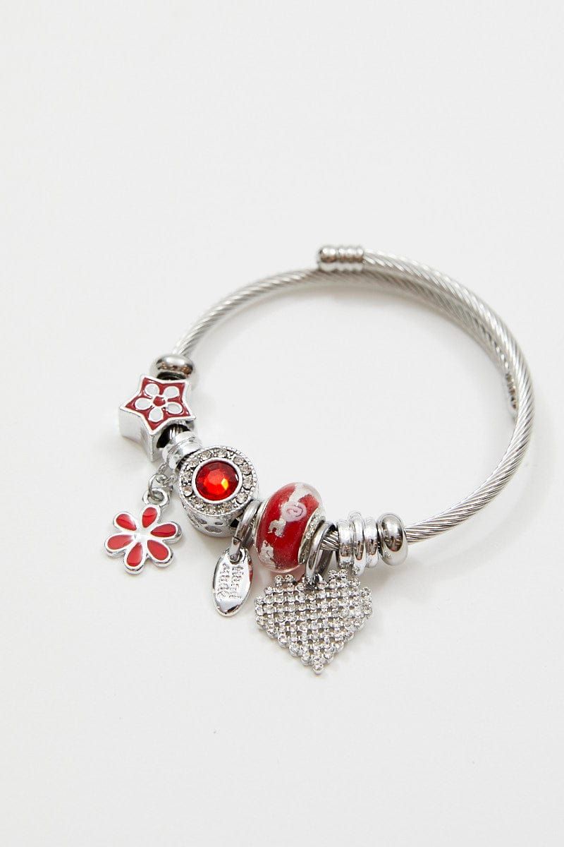 Red Charm Bracelet sold by Ally Fashion product image thumbnail 3