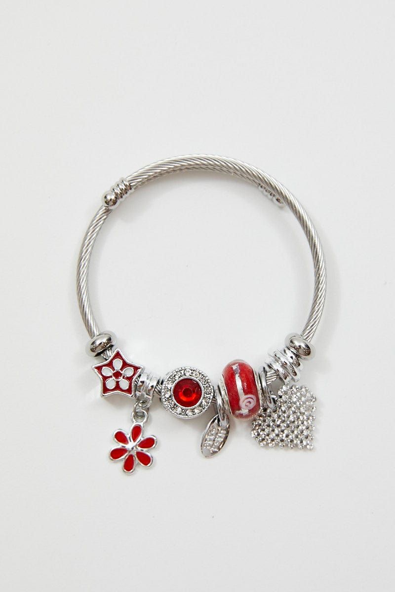 Red Charm Bracelet sold by Ally Fashion product image thumbnail 2