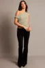 Green Asymmetrical Top Cowl Neck Textured sold by Ally Fashion