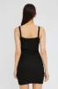 Black Rib Dress Sleeveless Scoop Neck Mini sold by Ally Fashion