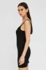 Black Rib Dress Sleeveless Scoop Neck Mini sold by Ally Fashion