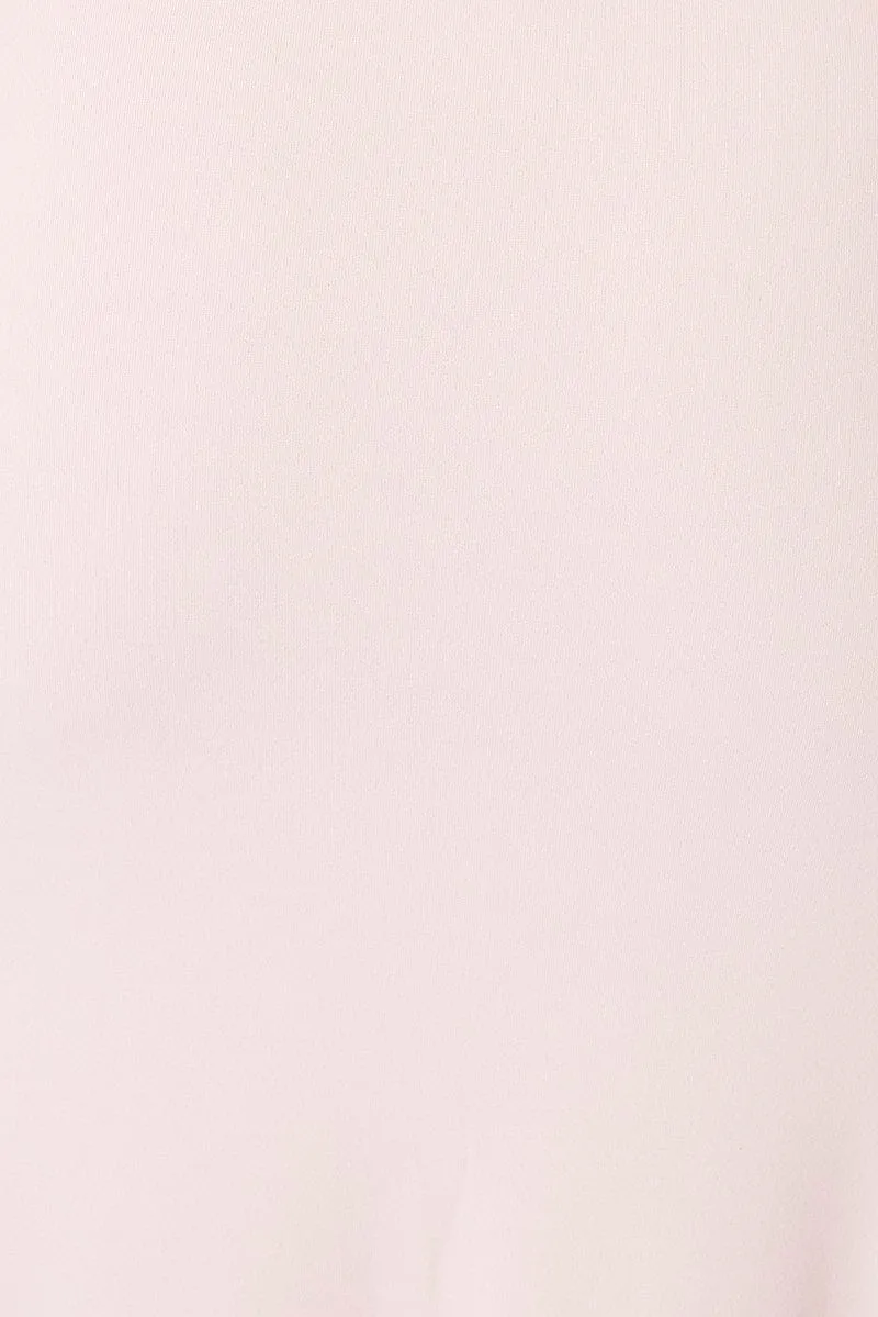 Pink Supersoft Slim Fit Maxi Dress sold by Ally Fashion product image thumbnail 5