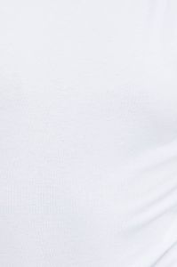 White Round Neck Sleeveless Bodysuit sold by Ally Fashion