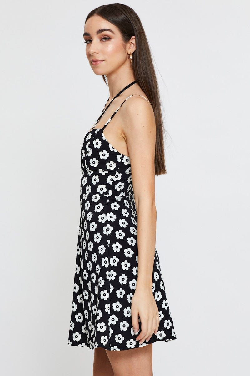 Print Mini Dress Sleeveless sold by Ally Fashion product image thumbnail 4
