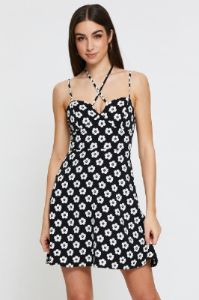 Print Mini Dress Sleeveless sold by Ally Fashion