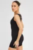 Black Romper Sleeveless Back Strap sold by Ally Fashion