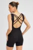 Black Romper Sleeveless Back Strap sold by Ally Fashion
