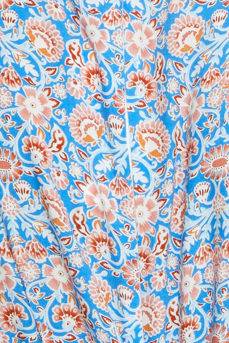 Boho Print Mini Dress Short Sleeve sold by Ally Fashion product image thumbnail 6