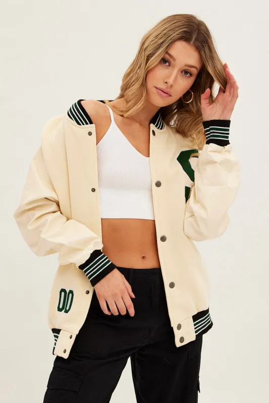 Green Jacket Long Sleeve sold by Ally Fashion