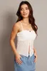 White Lace Butterfly Top Singlet sold by Ally Fashion