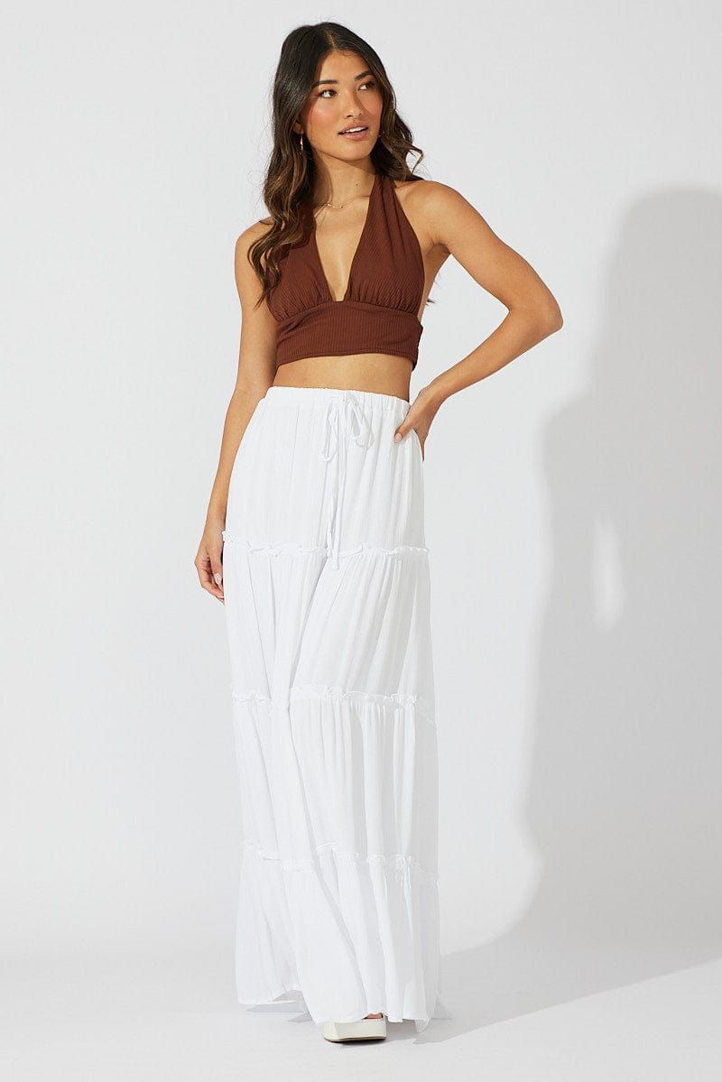 White Maxi Skirt Tiered sold by Ally Fashion product image thumbnail 3
