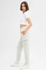 Grey Cargo Track Pants High Rise sold by Ally Fashion