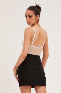 Black Corset Mini Skirt sold by Ally Fashion