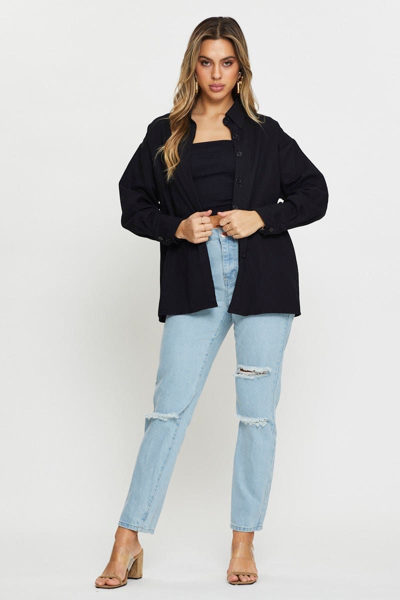 Black Jacket Bomber sold by Ally Fashion product image thumbnail 3