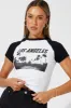Black Graphic Tee Short Sleeve sold by Ally Fashion