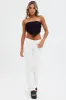 White Flare Jeans Low Waist sold by Ally Fashion