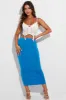 Blue Midi Skirt Bodycon sold by Ally Fashion