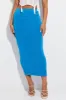 Blue Midi Skirt Bodycon sold by Ally Fashion