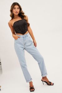 Black Corset Top Strapless sold by Ally Fashion