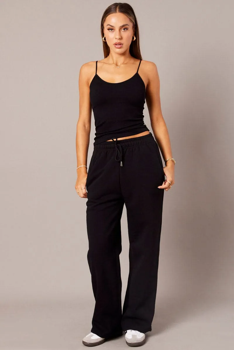 Black Singlet Top Seamless sold by Ally Fashion product image thumbnail 2