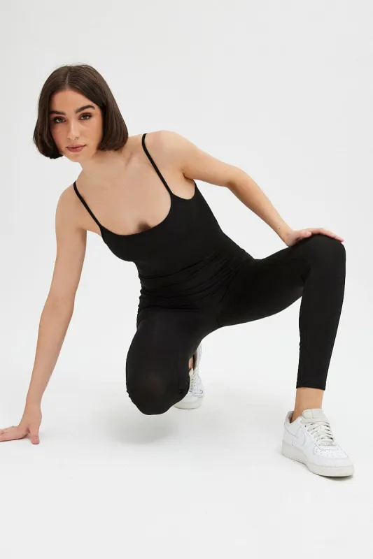 Black Unitard sold by Ally Fashion