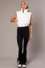 White Puffer Vest Crop Sleeveless sold by Ally Fashion