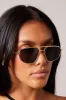 Grey Aviator Sunglasses sold by Ally Fashion