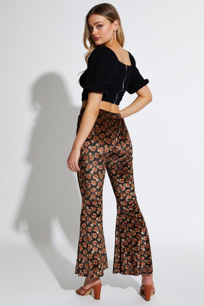 Print Pants Flare Leg sold by Ally Fashion product image thumbnail 4