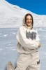 Beige Graphic Sweater Long Sleeve sold by Ally Fashion