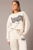 Beige Graphic Sweater Long Sleeve sold by Ally Fashion