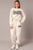 Beige Graphic Sweater Long Sleeve sold by Ally Fashion