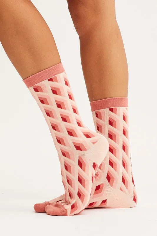 Pink Socks sold by Ally Fashion