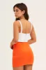 Orange Mini Skirt High Rise sold by Ally Fashion