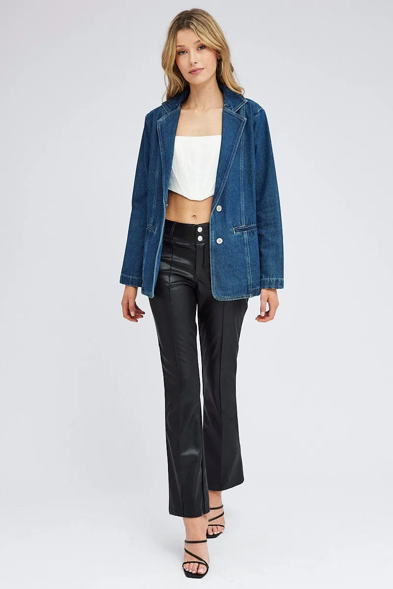 Denim Denim Jacket Long Sleeve sold by Ally Fashion product image thumbnail 2
