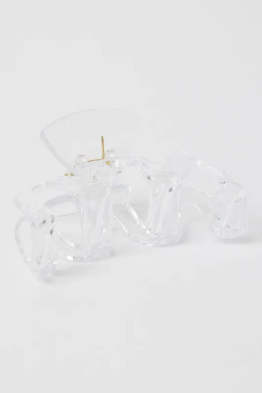 Metallic Wave Shaped Hair Claw Clip sold by Ally Fashion
