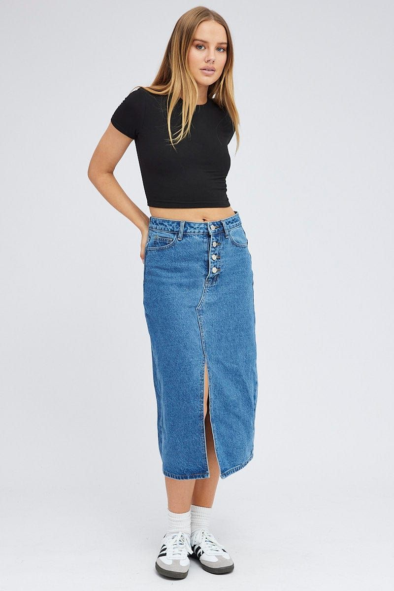 Black Baby T Shirt Short Sleeve Crew Neck sold by Ally Fashion product image thumbnail 2