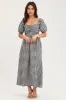 Check Midi Dress Short Sleeve sold by Ally Fashion