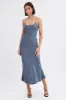 Grey Maxi Dress Sleeveless sold by Ally Fashion