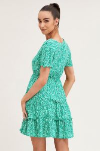 Print Skater Dress Short Sleeve Mini sold by Ally Fashion