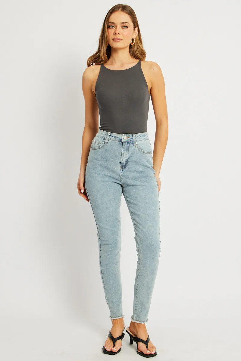 Denim Skinny Jean High Rise sold by Ally Fashion product image thumbnail 2