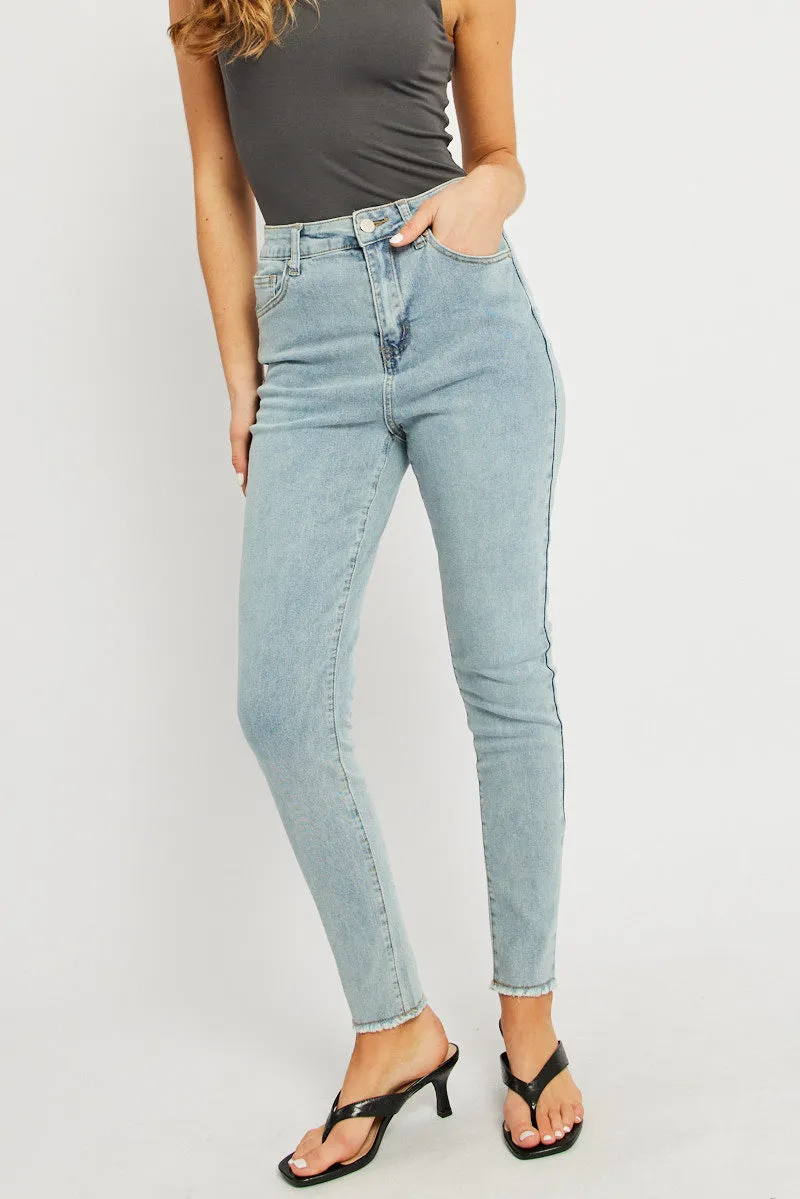 Denim Skinny Jean High Rise sold by Ally Fashion