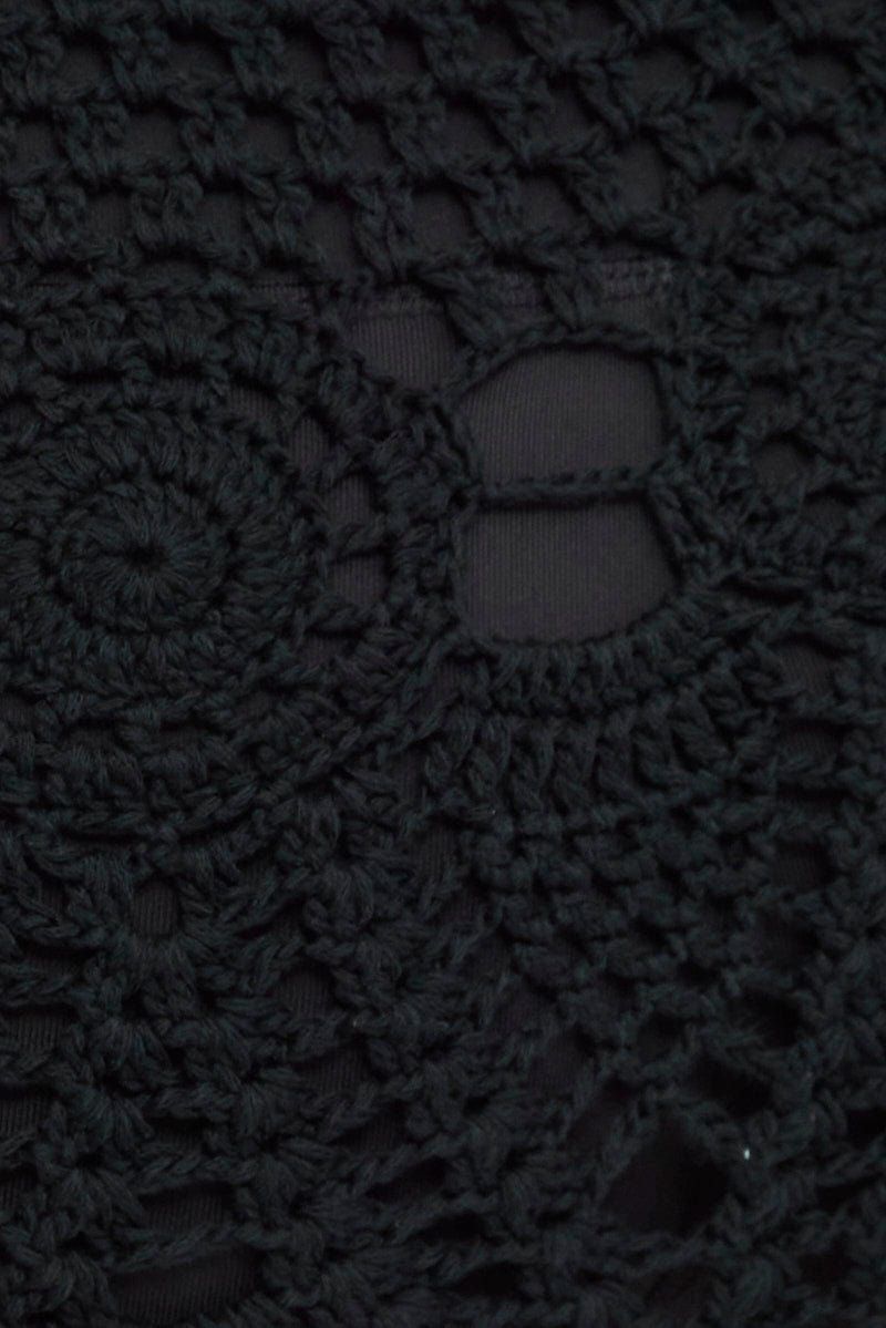 Black Crochet Bikini and Skirt Beach Set sold by Ally Fashion product image thumbnail 6