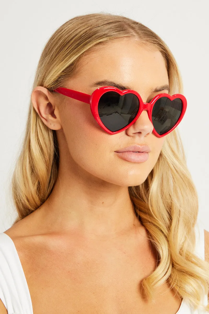 Red Heart Sunglasses sold by Ally Fashion