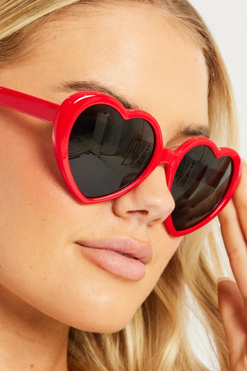 Red Heart Sunglasses sold by Ally Fashion product image thumbnail 2