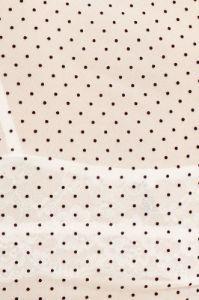 Polka Dot Mesh Short Sleeve V Neck Ruched Top sold by Ally Fashion