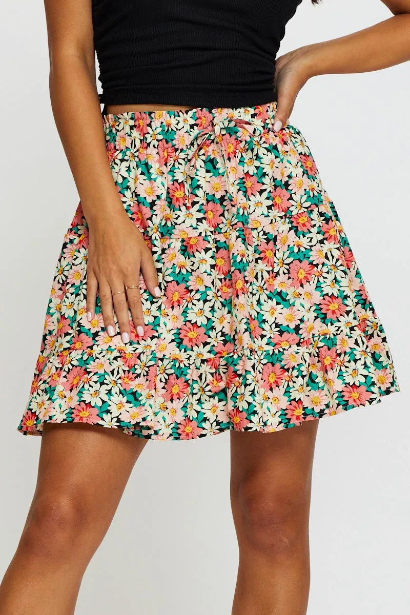 Print Skater Skirt sold by Ally Fashion product image thumbnail 2