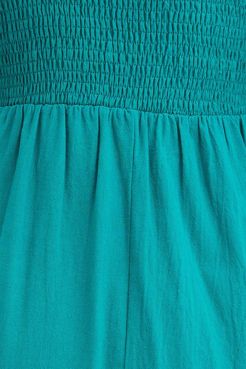 Blue Maxi Dress Sleeveless Tie Shoulder Square Neck sold by Ally Fashion product image thumbnail 6