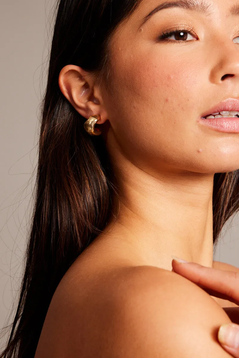 Gold Hoop Earrings sold by Ally Fashion